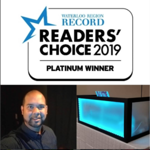 Waterloo Region Record | Reader's Choice 2019 | platinum Winner | DJ Vibe